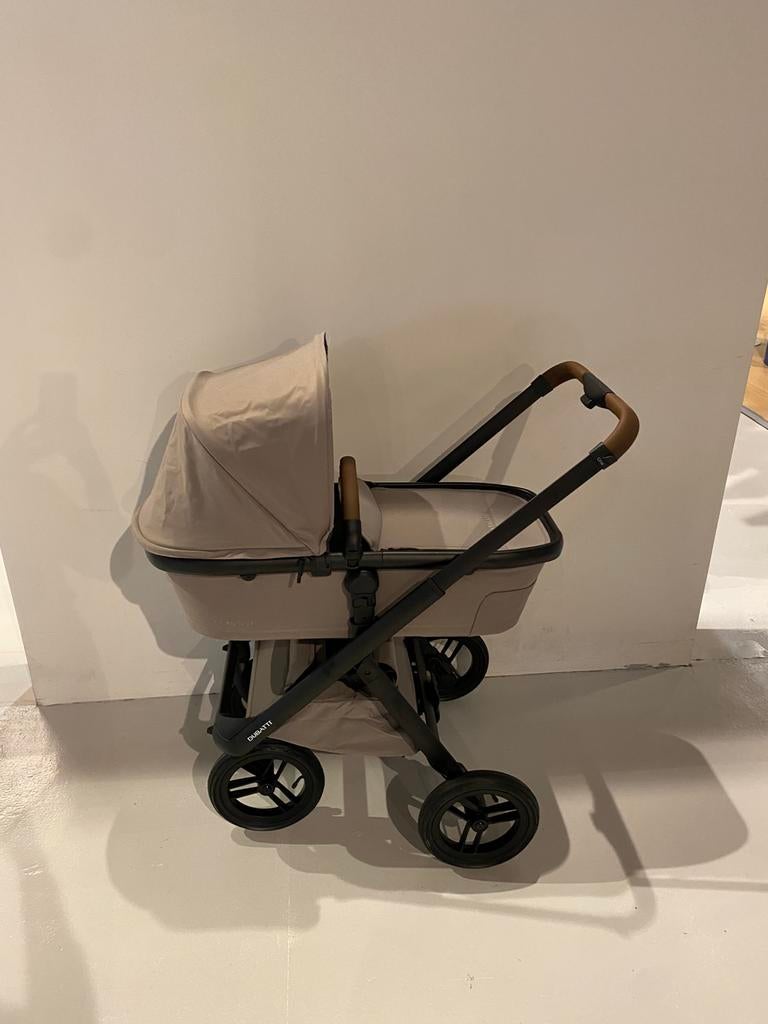 Dubatti One E6 - 2 in 1 kinderwagen - Soft Taupe, Ophalen, Zo goed als nieuw, Regenhoes