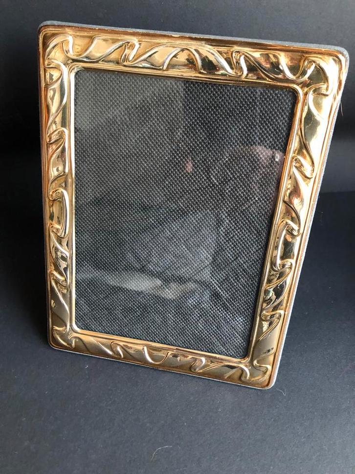 Vintage Vergulde 925 Zilveren Fotolijst, Audio, Tv en Foto, Fotografie | Fotolijsten, Nieuw, Ophalen of Verzenden