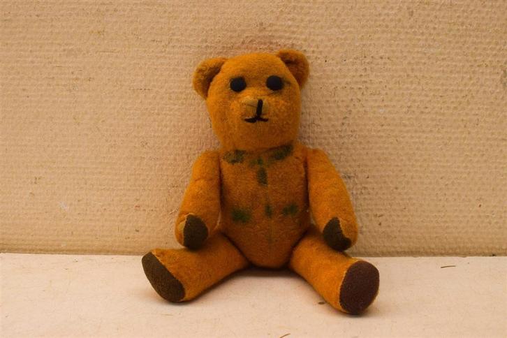 Vintage een kleine beertje 45227, Kinderen en Baby's, Speelgoed | Knuffels en Pluche, Gebruikt, Beer, Ophalen of Verzenden