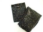 Zwarte Loavies broek & shirt met gouden sterren, Zwart, Ophalen of Verzenden, Maat 34 (XS) of kleiner, Lang
