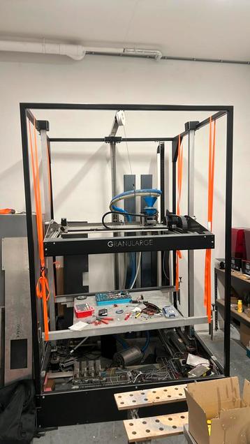 Groot formaat 3D printer met Pallet extruder beschikbaar voor biedingen