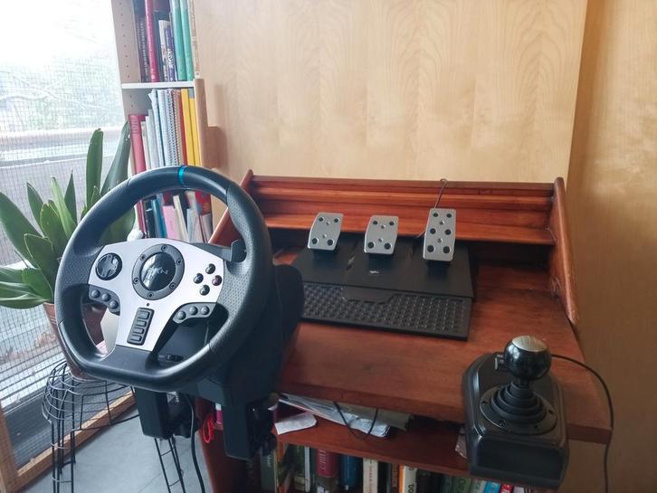 PXN V9 Gaming Racestuur, Pedalen en Versnellingspook /Clutch, Spelcomputers en Games, Spelcomputers | Overige, Gebruikt, Ophalen of Verzenden