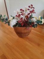 Bloempot Ovaal met kunstbloemen, Ophalen, Gebruikt, Binnen, Minder dan 25 cm
