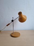 Vintage tafellamp hengellamp J.J.M. Hoogervorst Anvia oker, Huis en Inrichting, Ophalen of Verzenden, Zo goed als nieuw, Minder dan 50 cm