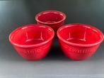 3 Zwilling (Staub) schaaltjes, ramekins, rood., Ophalen of Verzenden, Zo goed als nieuw