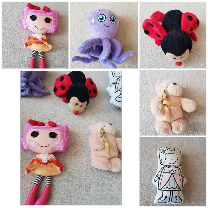 Knuffels knuffel pluche beer inktvis speelgoed pop, Kinderen en Baby's, Speelgoed | Knuffels en Pluche, Zo goed als nieuw, Verzenden