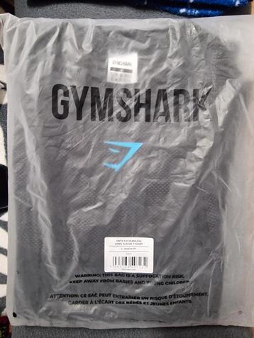 Gymshark onyx 5.0 seamless long sleeve T-shirt S Black onyx beschikbaar voor biedingen