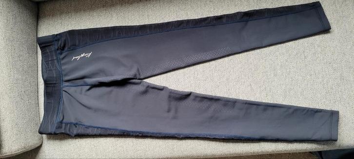 Smalle paardrijlegging donkerblauw 158-164 kingsland, Dieren en Toebehoren, Paardrijkleding, Zo goed als nieuw, Kinderen, Onderkleding