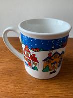 Mok "Kerstdorp met Slee" Nieuw, Diversen, Kerst, Ophalen of Verzenden, Nieuw