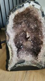 Prachtige amethisten geode Brazilië KORTING, Ophalen of Verzenden, Mineraal