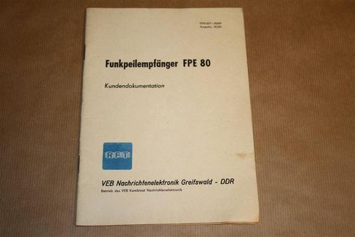 Funkpeilempfanger FPE 80 - Handleiding [DDR], Boeken, Techniek, Gelezen, Ophalen of Verzenden