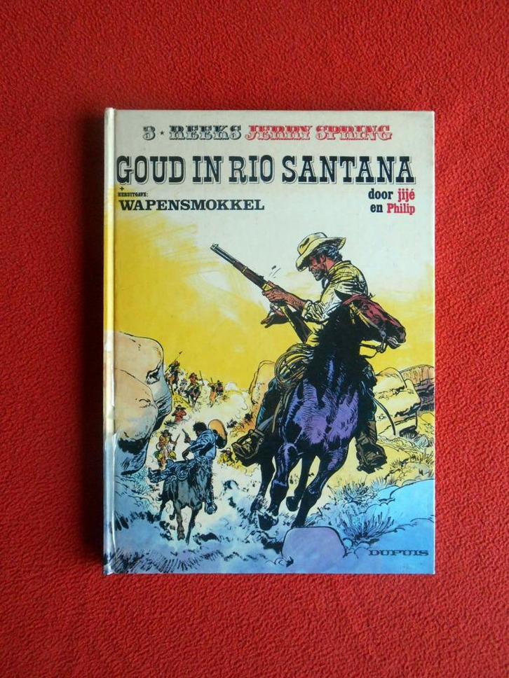 Jerry Spring reeks no. 3: Goud in Rio Santana, Boeken, Stripboeken, Zo goed als nieuw, Eén stripboek, Ophalen of Verzenden