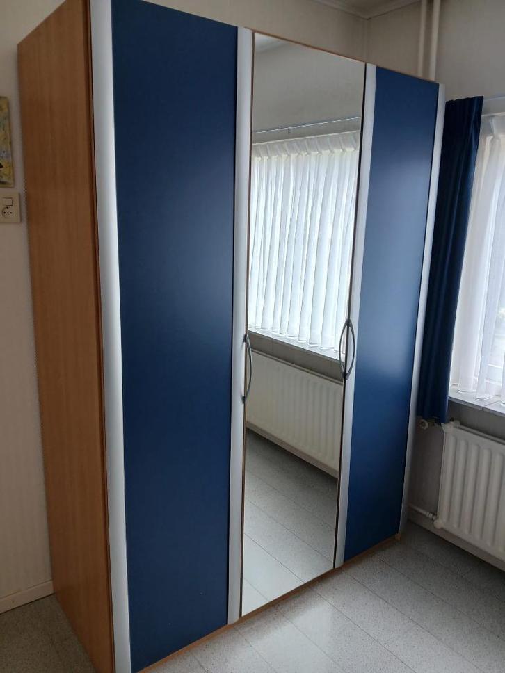 Kledingkast met spiegel, Huis en Inrichting, Kasten | Kledingkasten, 200 cm of meer, 100 tot 150 cm, 50 tot 75 cm, Met deur(en)