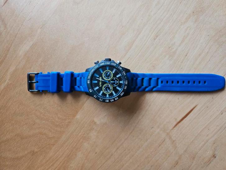 Yamaha VR46 Polshorloge - Blauw - by TW steel, Sieraden, Tassen en Uiterlijk, Horloges | Heren, Gebruikt, Polshorloge, Overige merken