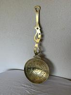 Antiek Koperen Haardgerei Open Haard Kachel Warmer Koper, Ophalen of Verzenden, Koper