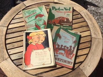 Leren lezen oude schoolboekjes, serie Piet en Nel beschikbaar voor biedingen