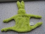 Konijn konijntje van PEAS play with me limegroen velours, Ophalen of Verzenden, Zo goed als nieuw, Konijn