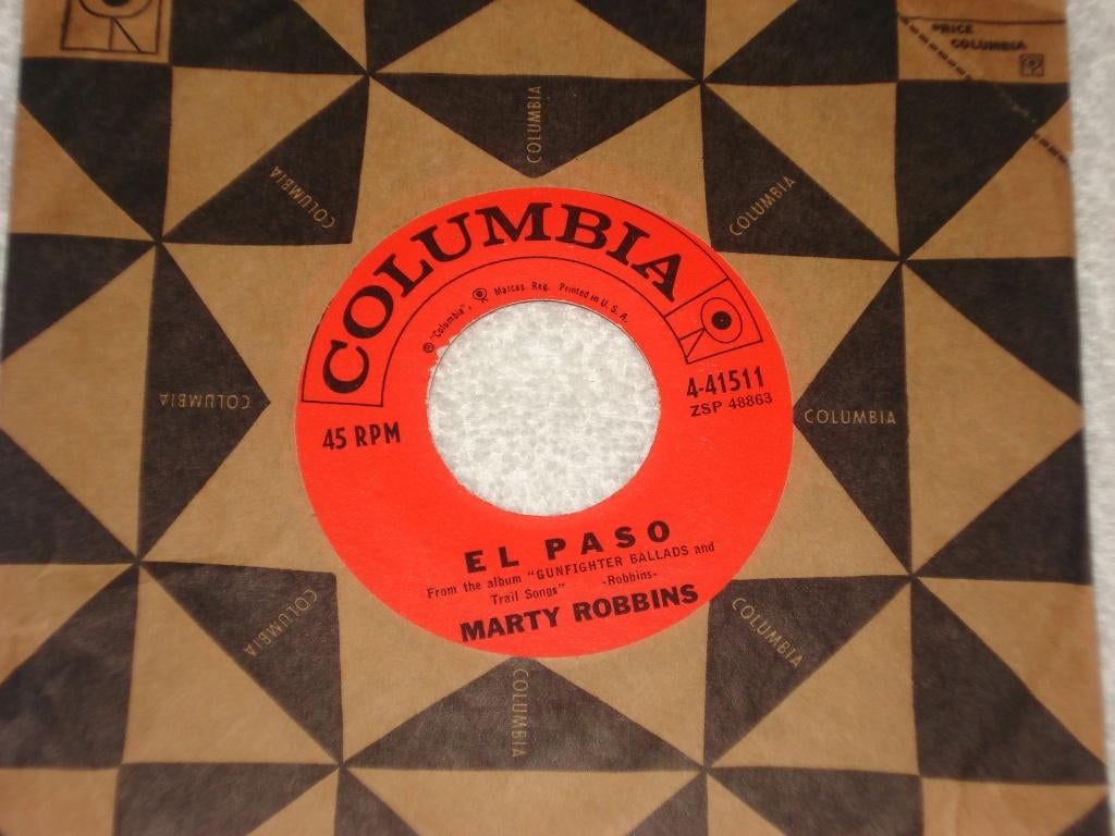 Marty Robbins    El Paso    Usa    Orgineel, Cd's en Dvd's, Vinyl Singles, Zo goed als nieuw, Country en Western, Ophalen of Verzenden
