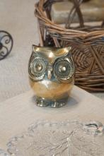 Messing uiltje, Verzamelen, Beelden en Beeldjes, Ophalen of Verzenden, Gebruikt, Dier