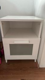 Drie Brimnes nachtkastjes, Huis en Inrichting, Slaapkamer | Nachtkastjes, Ophalen, Zo goed als nieuw, Minder dan 45 cm