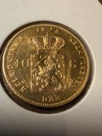 Gouden tientje 1875, Postzegels en Munten, Munten | Nederland, Ophalen of Verzenden, Koning Willem III, 10 gulden, Goud