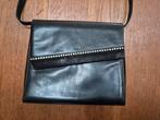 Bally Handtas - Vintage - Zwart Leer, Ophalen of Verzenden, Gebruikt, Zwart, Handtas