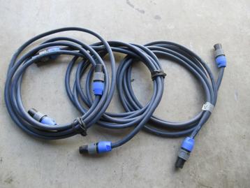 3153	;	speakon kabel	;	DAP speakon kabel 2x 2,5,   beschikbaar voor biedingen