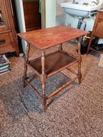 Houten tafeltje met extra plank, Antiek en Kunst, Antiek | Meubels | Tafels, Ophalen