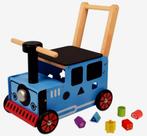 Houten loop/duwwagen trein met blokken, Kinderen en Baby's, Speelgoed | Houten speelgoed, Ophalen of Verzenden, Rij- of Hobbelspeelgoed