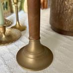 Kandelaar messing & metaal vintage, Ophalen of Verzenden, Overige materialen