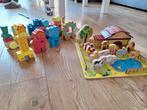 Houten Speelgoed Set: Trein, Dieren & Boerderij, Ophalen of Verzenden, Gebruikt, Overige typen