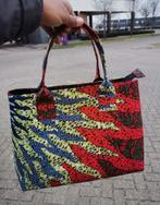 tas met Afrikaanse print, Sieraden, Tassen en Uiterlijk, Tassen | Damestassen, Handtas, Ophalen of Verzenden, Zo goed als nieuw