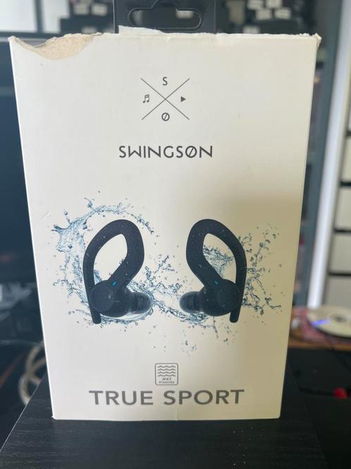 Swingson True Sport Draadloze Bluetooth Oortjes - Nieuw, Audio, Tv en Foto, Koptelefoons, Gebruikt, Over oor (circumaural), Overige merken