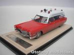 Cadillac Miller & Meteor Ambulance 1968 Red/White 1/43 GLM, Ophalen of Verzenden, Nieuw, Auto, Overige merken