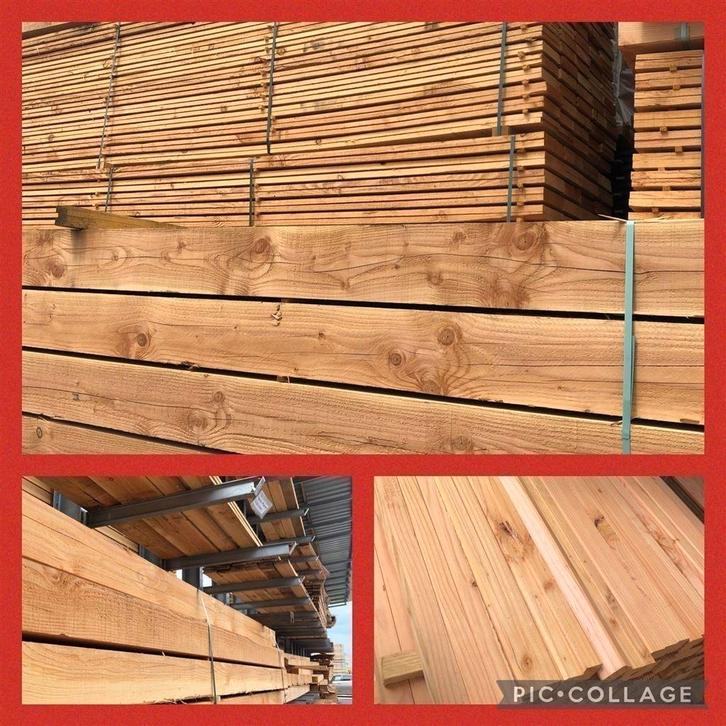Douglas hout fijnbezaagd!, Tuin en Terras, Overkappingen, Nieuw, Veranda, Ophalen of Verzenden