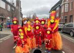 Loopgroep brandweermannen/vrouwen en lopende vuurtjes, Kleding | Dames, Carnavalskleding en Feestkleding, Ophalen of Verzenden