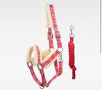 Halsterset qhp roze met imitatiebont maat full, Dieren en Toebehoren, Ophalen of Verzenden, Zo goed als nieuw, Overige soorten