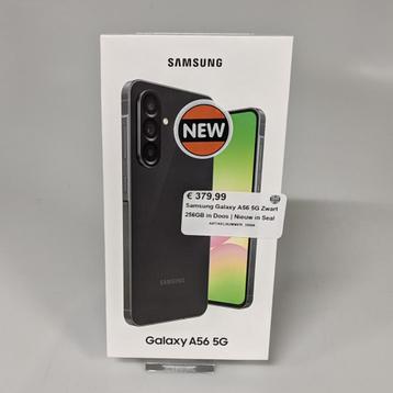 Samsung Galaxy A56 5G Zwart 256GB in Doos | Nieuw in Seal beschikbaar voor biedingen