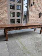 Lange, lage houten tafel/side table, Ophalen