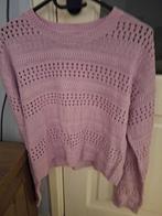 Trui met ajourpatroon - Maat S, Kleding | Dames, Trui, Ophalen of Verzenden, Zo goed als nieuw, Roze