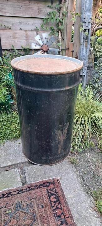 Olievat ton mangave stoer industriël vuurkorf allesbrander., Tuin en Terras, Overige Tuin en Terras, Gebruikt, Ophalen