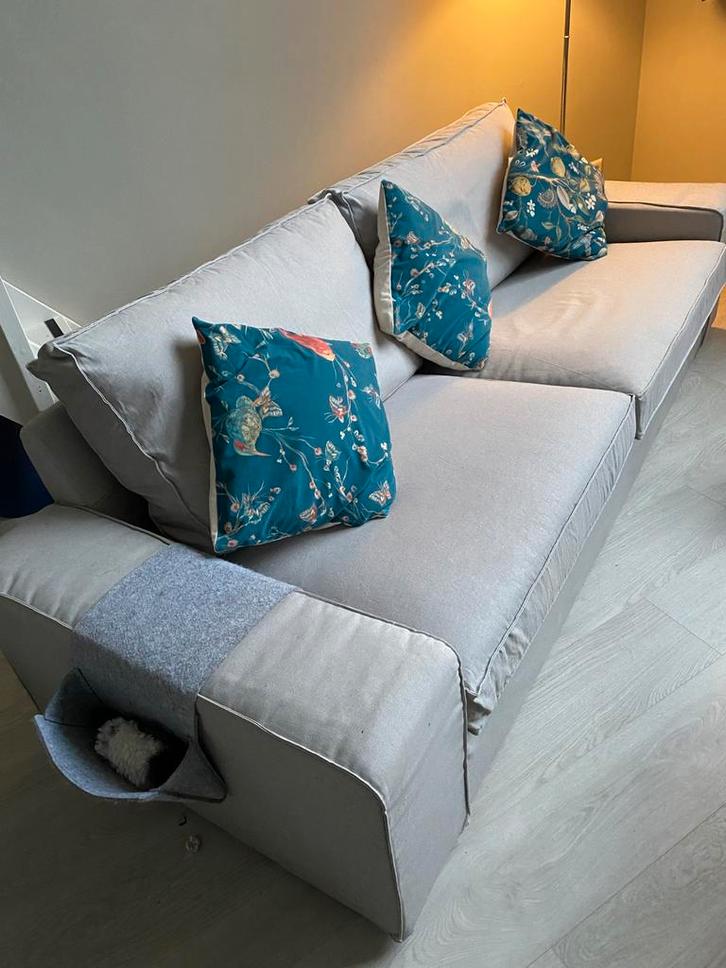 IKEA KIVIK 3-zits bank - Orrsta lichtgrijs - 228 cm, Huis en Inrichting, Slaapkamer | Stapelbedden en Hoogslapers, Gebruikt, Overige typen