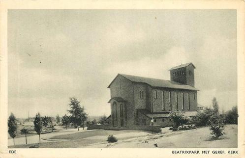 (388-464-029) Ede Beatrixpark met Geref Kerk, Verzamelen, Ansichtkaarten | Nederland, Gelderland, Verzenden
