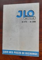 JLO motor M175/M200 onderdelenlijst-boekje 1953 Franstalig, Ophalen of Verzenden, Overige merken