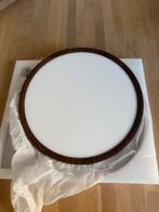 Nieuwe plafond lamp - Walnoot hout look 40cm, Ophalen of Verzenden, Nieuw