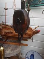 Antiek houten katrol., Ophalen of Verzenden