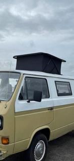 Vw camper t3 opknapper bj 1982 diesel, Auto's, Stof, Bruin, Bedrijf, Grijs