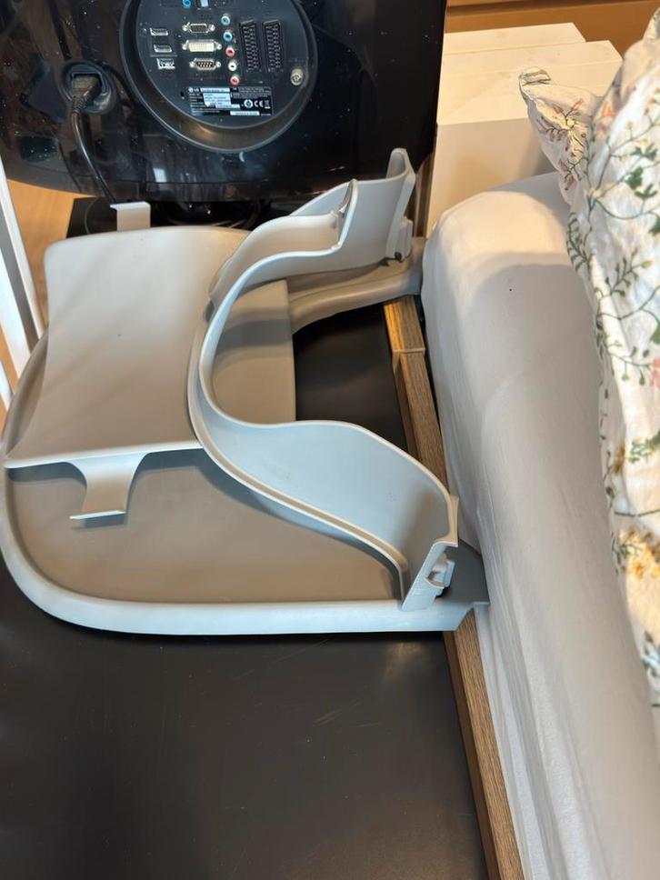 Tripp Trapp Baby Set Storm Grey, Kinderen en Baby's, Kinderstoelen, Zo goed als nieuw, Meegroeistoel, Aanschuifbaar, Ophalen