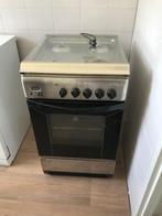 Indesit gasfornuis met elektrische oven, Witgoed en Apparatuur, Fornuizen, 4 kookzones, Vrijstaand, Gebruikt, 45 tot 60 cm