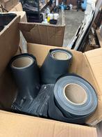 1,5 rol Vlechtband donker grijs  50m UV-bestendig - Per Stuk, 1,5 rol Vlechtband donker grijs  50m UV-bestendig - Per Stuk, Ophalen of Verzenden